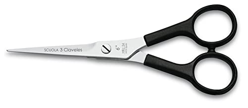 3 Claveles 12615 Tijera de Corte para Peluquero, 6'