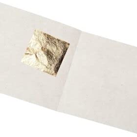 100 hojas de oro, 20 x 20 mm, 24 quilates Cover