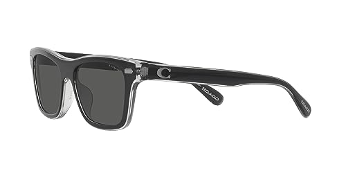 Image of Coach mens Hc8371u Universal Fit Square Sunglasses