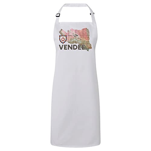 Tablier Cuisine Vendée 85 Carte Ancienne La Roche sur Yon, Cadeau Idéal