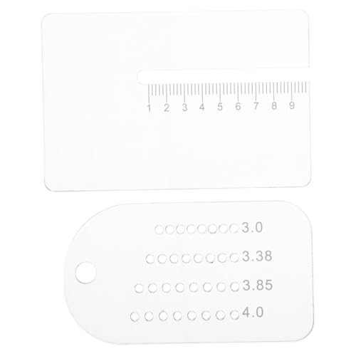 NOLITOY 2個 小さな穴開け器 パンチツール クラフト穴あけパンチ Transparent