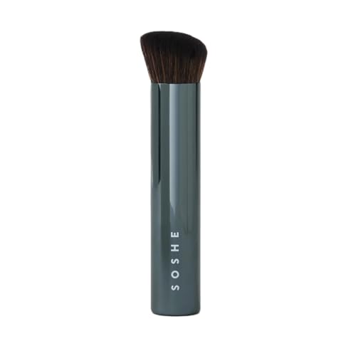 SOSHE Beauty - Smooth Base Complexion Brush | Dense, Smooth Fibers | Blends Cream, Liquid, or Powder Formulas | Vegan, Cruelty-Free