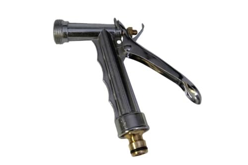 Preisvergleich Produktbild Unbekannt Profi-Gartenspritze / Schlauchspritze, Messing, verchromt, Diverse Anschlussvarianten Occupancy Gardena-Kompatibel