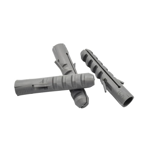 Rubber Expansion Pipe Flat Round Head Self-Tapping Screw(M8x40,Gray)2