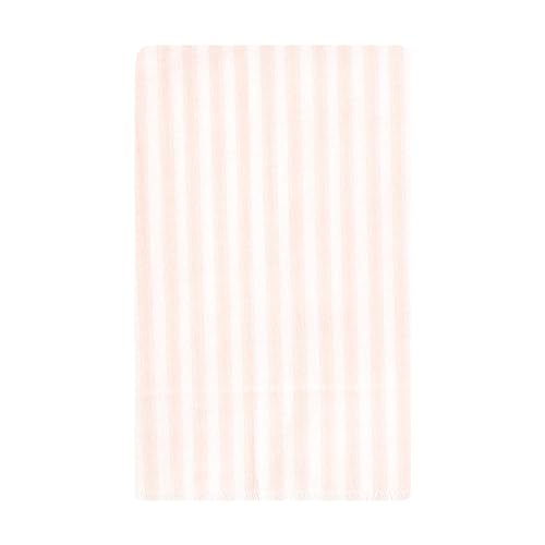 Image of Hudson Baby Unisex Baby Cotton Poly Flannel Burp Cloths, Pink Dainty Floral 10 Pack, One Size