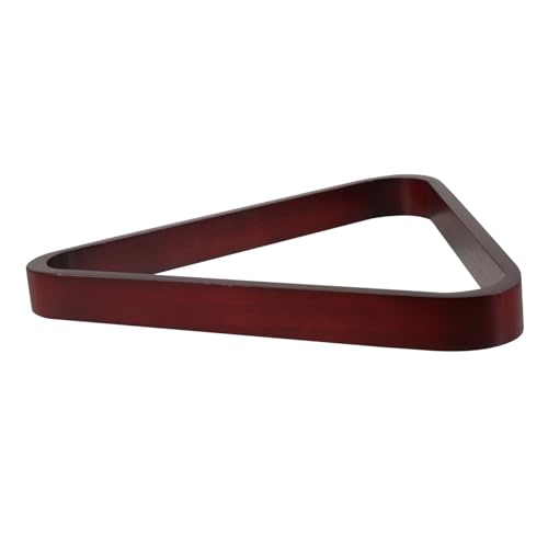 GRIRIW Pool Ball Triangle Rack Solid Wood Billiard Ball Holder for Balls Versatile Snooker Fixing Rack for Home and Club Use Durable and Precision Design for Reliable Setups