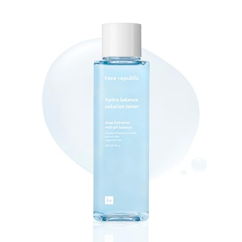 Face Republic AHA/BHA Toner 160ml 5.41 fl oz | Clarifying, Refining, Hydrating | Pore Care, Gentle Exfoliation | AHA BHA PHA LHA | for Oily, Sensitive Skin | Alcohol-Free | Vegan Korean Skincare