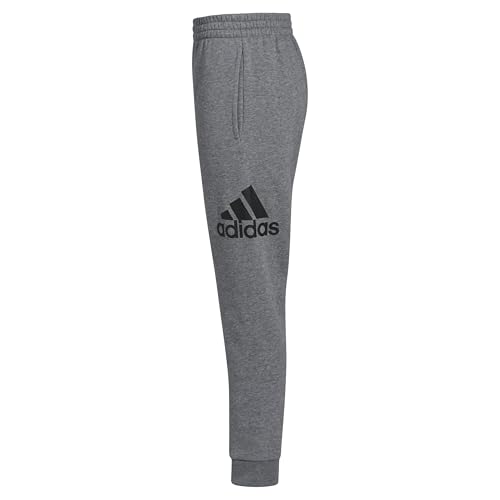 adidas Boys' Elastic Waistband Essential Fleece Joggers2