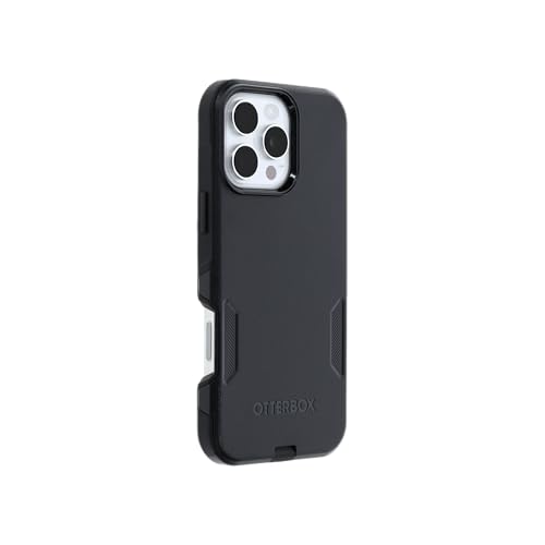 Image of OtterBox iPhone 16 Pro Max Commuter Series Case - Black, Thin & Protective iPhone Case, Dual-Layer, Impact Absorbing iPhone Case