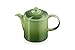 Le Creuset Grand Teiera in gres smaltato, 1,3 litri, serve 4 tazze, bambù, 80703134080003