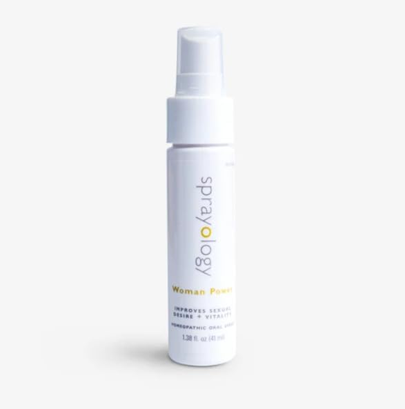 Sprayology Woman Power | Homeopathic Libidod & Vitality Booster for Women | Natural Rejuvenation Spray with Arnica & Damiana | Relieve Fatigue & "The Blues" | Thuja Occidentalis Formula (1.38 fl oz)