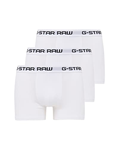 G-STAR RAW Herren Classic Trunks 3-Pack, Weiß (White/White/White D03359-2058-6008), XXL 1