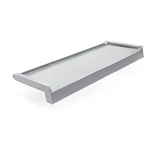 Seiletech.de Stahl Fensterbank Silber 50 cm