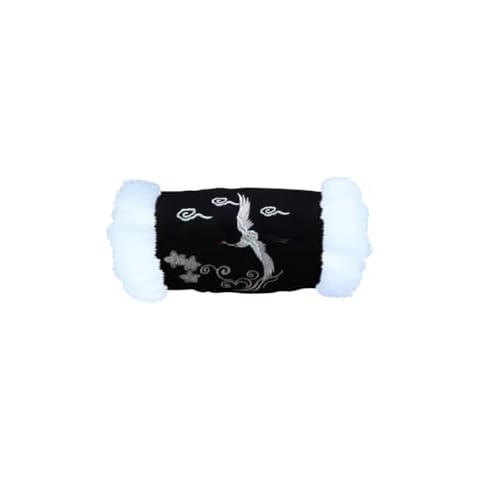 Flower Pattern Winter Faux Fur Muffs Hand Warmers Plush Outdoor Gift Cover