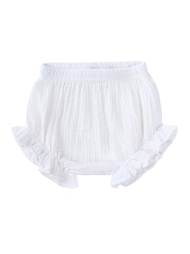 Image of Century Star Baby Bloomers for Toddler Diaper Covers for Girls Ruffle Baby Shorts Infant Solid Underwear Newborn
