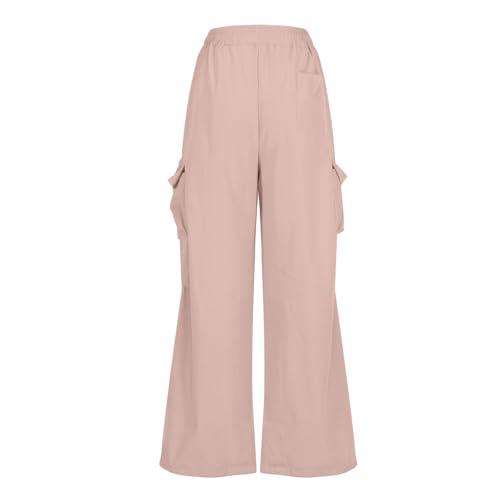 Cargo Pants Womens Baggy Parachute High Waisted Wide Leg Pants Fashion Teen Girls Y2k Streetwear Outdoor Jogger Pants2