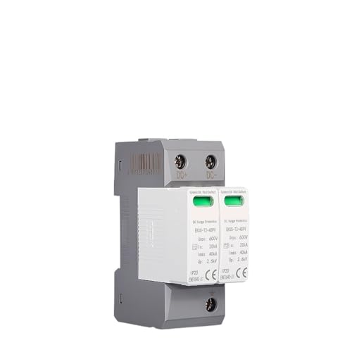 Protector de sobretensiones 2P DC 600V para solucionar cortes por picos de tensión