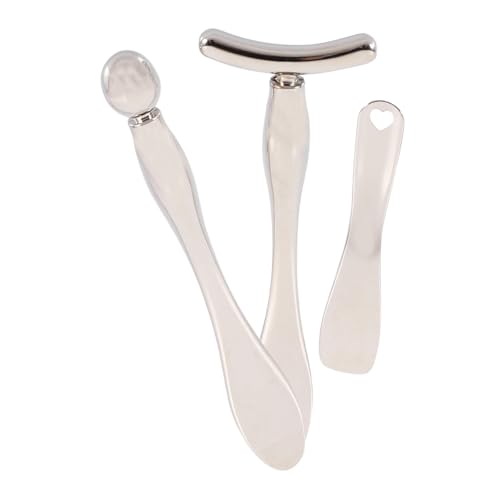 OATIPHO 3 Pezzi Crema Occhi Bar Cucchiaio Per Occhi Strumento Cosmetico Per Il Trucco Di Unità Di Lame Per La Cura Della Pelle