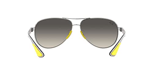 Image of Ray-Ban womens Rb8331m Scuderia Ferrari Collection Aviator Sunglasses