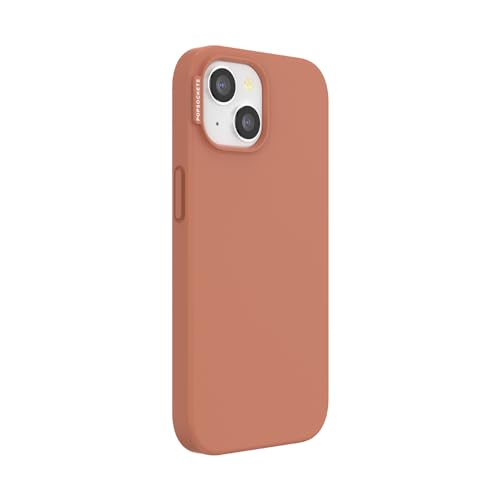 Image of PopSockets iPhone 15 Phone Case with MagSafe, Wireless Charging Compatible, Brown - Terra-Cotta
