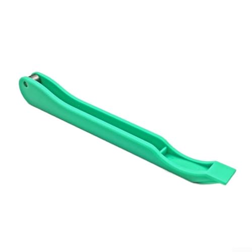Rodillo de aluminio operado a mano para proyectos de vidrieras que ayuda a lograr costuras limpias y acabados limpios con cinta de lámina de cobre (verde)