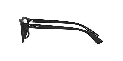 Image of Armani Exchange mens Ax3083u Universal Fit Rectangular Prescription Eyewear Frames