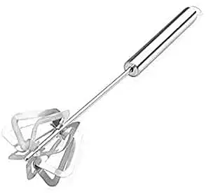 D.V COLLECTION Stainless Steel Hand Mixi - Handy churner/Hand Valona/Hand S.S Churner/Lassi Maker/Butter Milk/Milk Shake/Tadakaa Daal/Cocktail/Sarabat Maker/Cold Coffe at Home (1pcs) (1)