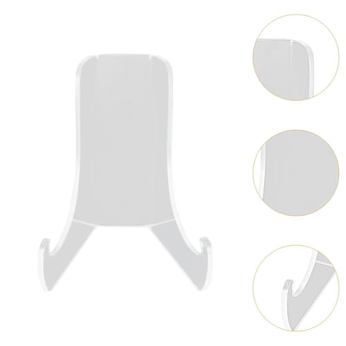 XLWLLNJ 6x Suportes de Pratos Acrílicos Cavalete Acrílico Suporte para Fotos Molduras Pratos Imagem