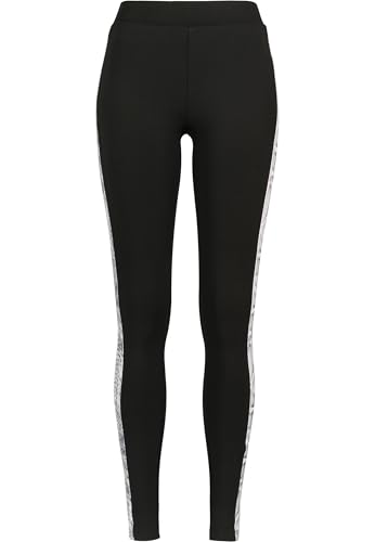 Leggings noir à bandes Urban Classics pantalon stretch et près du corps pour femme