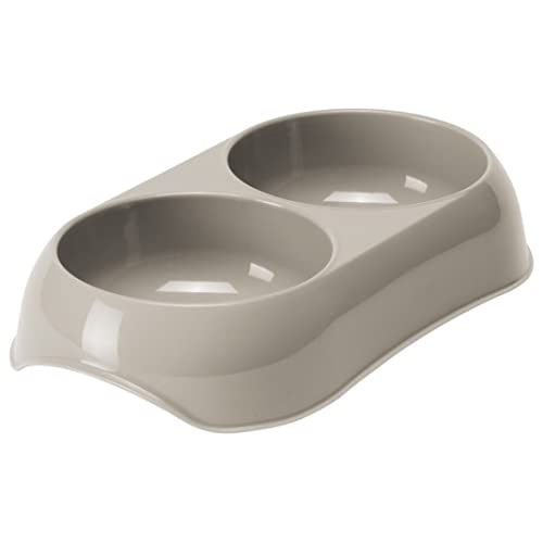 ModernaDouble Gusto-Food Bowl 2X200ML - Grey