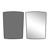 Autofenster Sonnenschutz Upgrade Sonnenschutz Glasdach Sonnenschutz Für Tesla Für Modell Y 2021 Schiebedach Windschutzscheibe Oberlicht Jalousie Schattennetz Sonnenschutz Auto (Farbe : Schwarz)