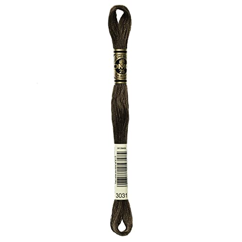 Image of DMC 6-Strand Embroidery Cotton Floss, Very Dark Mocha Brown