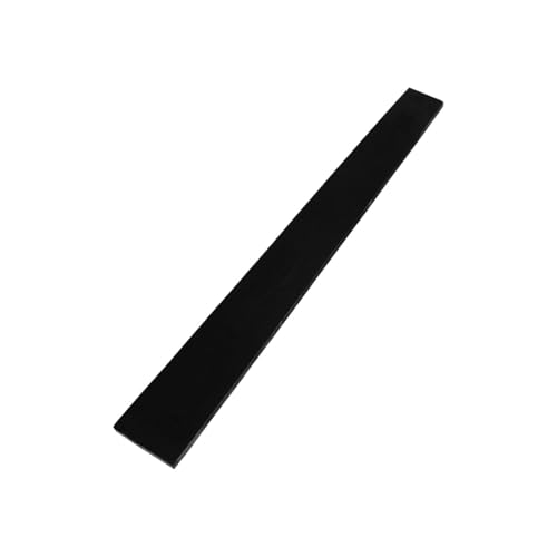 Colaxi Guitar Fretboard Replace Smooth Sturdy Black Professional Polished Wooden Fingerboard Ebony Fretboard Bass Neck for Amateurs