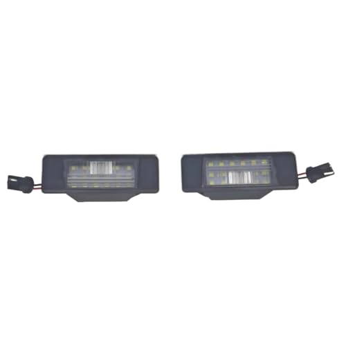 Luz de matrícula de coche 12V con iluminación clara para Note