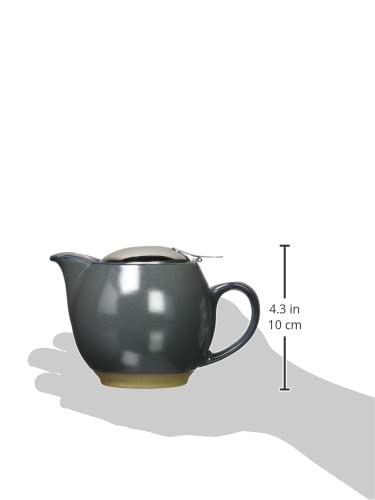 ZERO JAPAN BBN-02 SGR Teapot, Universal Teapot, 15.2 fl oz (450 cc), Stone Gray - Image 2