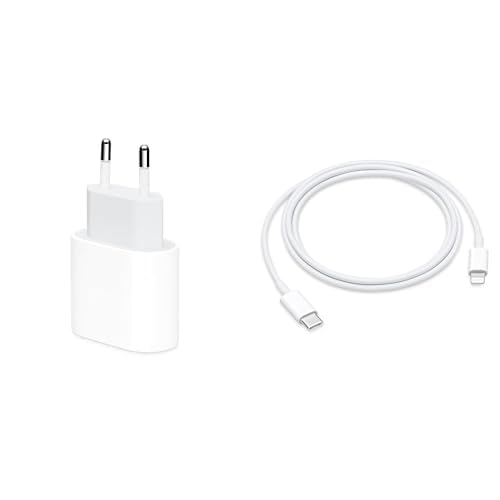 Adaptador de corrente USB-C de 20 W e Cabo Apple USB-C para Light...