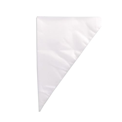 ulafbwur Lot de 100 poches à douille jetables anti-éclatement, poches à douille jetables, faciles à remplir, poches à douille transparentes, grandes ouvertures, poches à muffins, décoration de