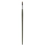 Escoda Modernista Series 4050 Long Handle Bright Artist Oil & Acrylic Brush, 0, Moongoose Sintético