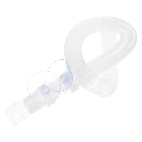 INOOMP 爬虫類用加湿器アクセサリー 伸縮性延長ホース 吸盤付き 再利用可能な耐久性チューブ 爬虫類ケージ対応