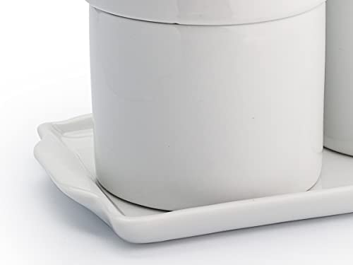 Kit higiene bebê porcelana com bandeja