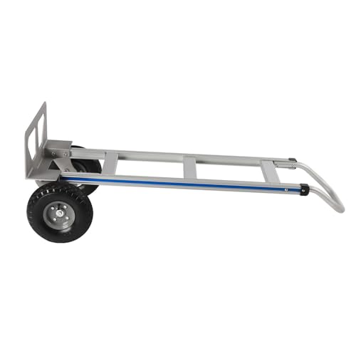 Carretilla de mano industrial con ruedas de goma miniatura 6