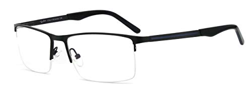 Gafas de cristal transparente retro RICH MODE para hombres que buscan comodidad sin peso en el rostro
