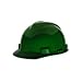 MSA Green V-Gard Class E, G ANSI Type I Polyethylene Standard Slotted Hard Cap With Staz-On Suspension