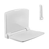 Wall Mounted Folding Shower Seat/Shoes Changing Stool Bench/Shower Stool/Shower Chair/Shower Bench for Inside Shower Bathroom, Chrome, Supports up to 400 lbs. (Style A)
