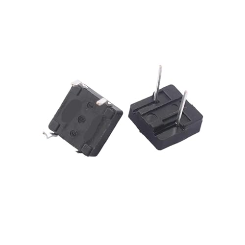Interruptor silencioso de silicona 8x8x5 mm pulsador táctil vertical 2 pin micro switch 4