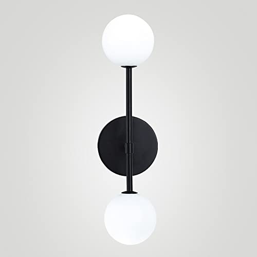 Lampes de tête de lit G9 à double globe en verre pour un éclairage de lecture parfait