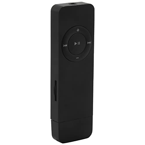 Lonrtesw USB portatil Deporte U Disk Mini Reproductor de Musica Mp3 Compatible con 32 GB Tarjeta TF (Negro)