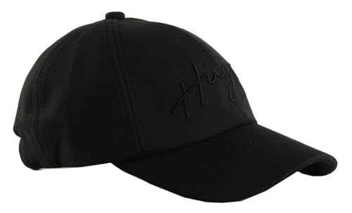 Casquette femme BOSS Ally-J noire en coton premium pour un style urbain chic au quotidien
