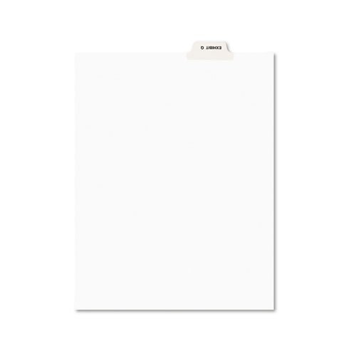 Avery Products Avery Preprinted Legal Bottom Tab Dividers, Exhibit Q, Letter, 25Pack Sold As 1 Pack Rip ProofTM reinforced tabs printed on both sides