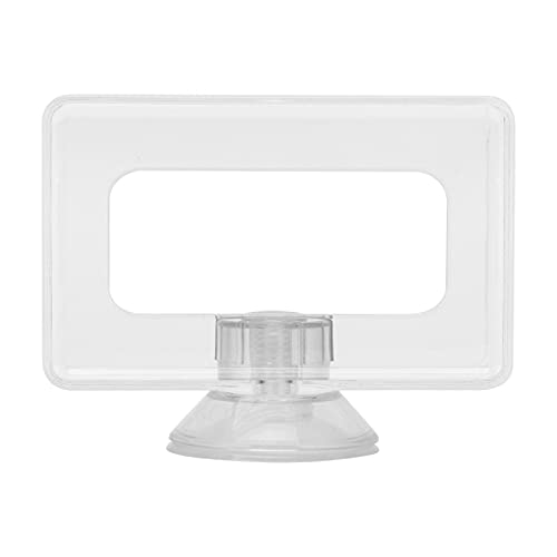 Feeding Ring Aquarium, Growth Fish Feeding Ring for Maintain Water Quality (Small size 6 * 10cm), transparent, Small size 6*10cm